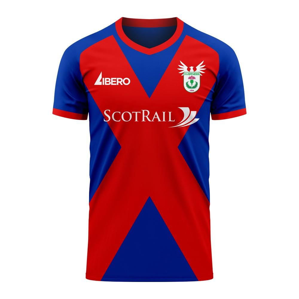 Inverness 2020-2021 Home Concept Football Kit (Libero) - Womens