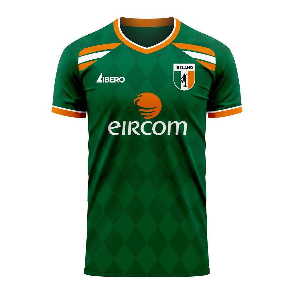 Ireland 2020-2021 Classic Concept Football Kit (Libero) - Kids (Long Sleeve)
