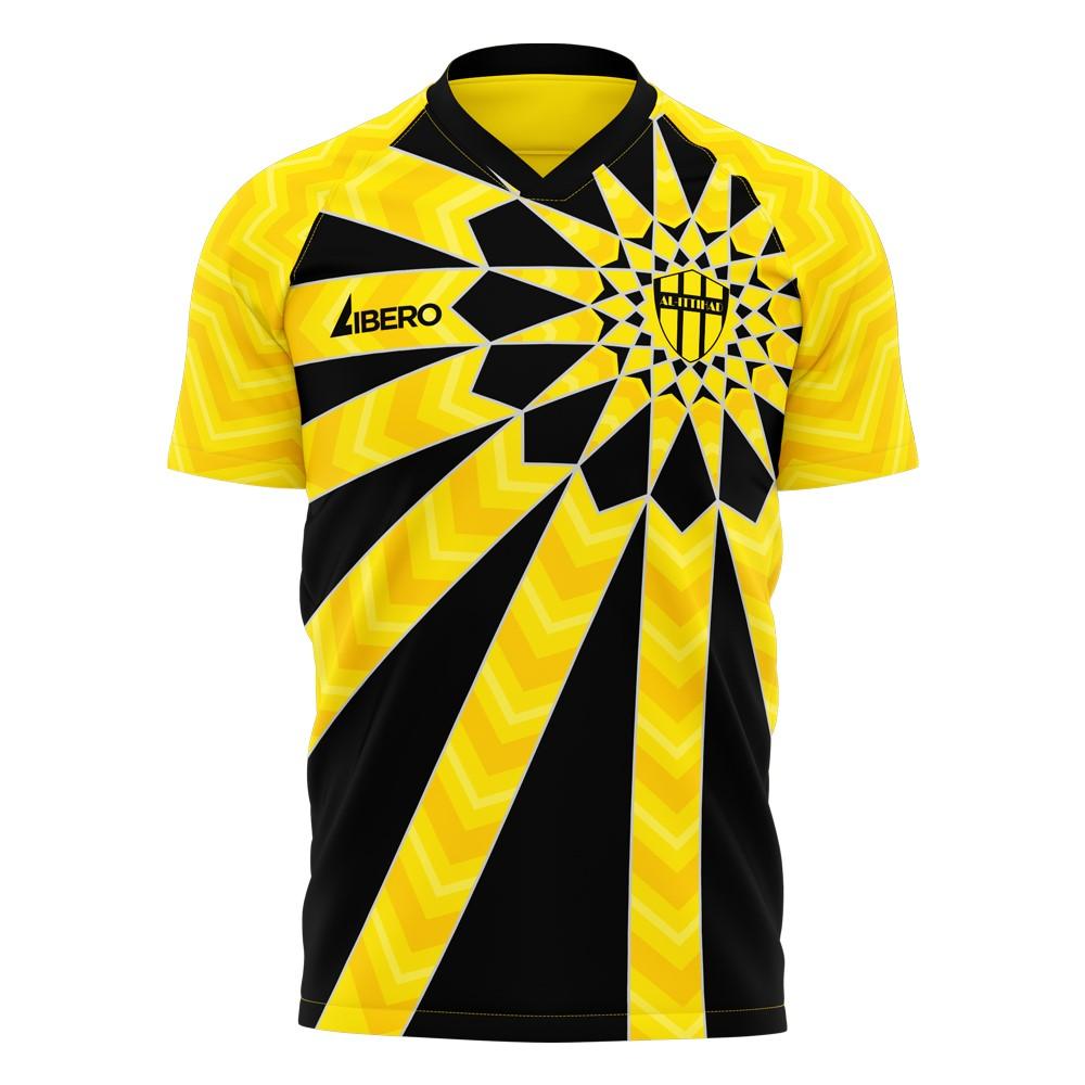 Al-Ittihad 2025-2026 Home Concept Football Kit (Libero) - Kids (Long Sleeve)
