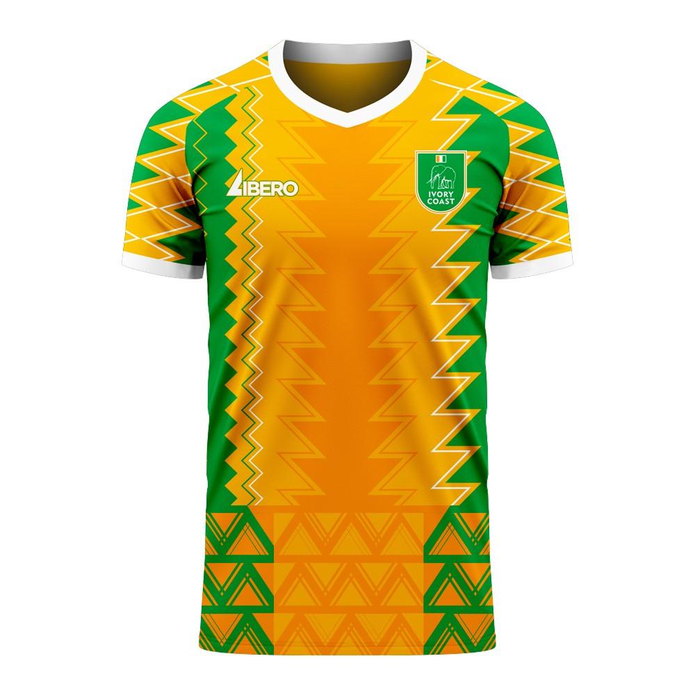 Ivory Coast 2020-2021 Home Concept Football Kit (Libero)