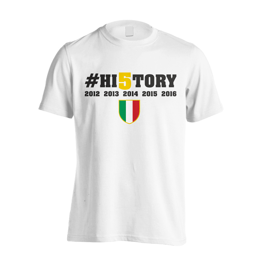 Juventus History Winners T Shirt White Kids