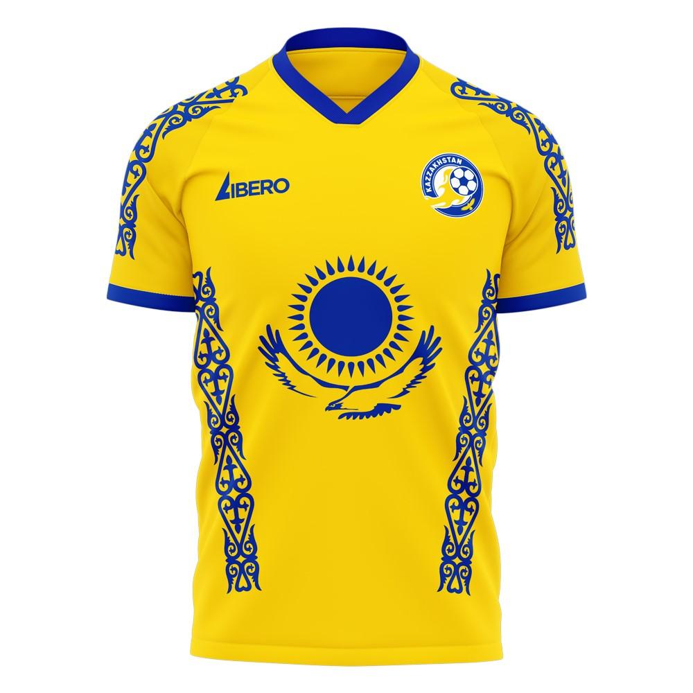 Kazakhstan 2023-2024 Home Concept Football Kit (Libero) - Little Boys