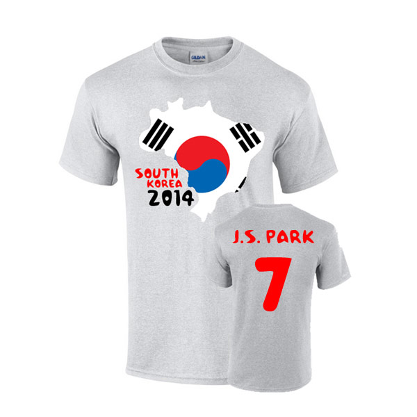South Korea 2014 Country Flag T-shirt (j.s.park 7)