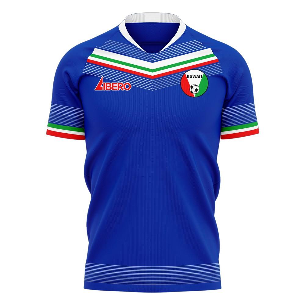 Kuwait 2025-2026 Home Concept Football Kit (Libero) - Kids (Long Sleeve)