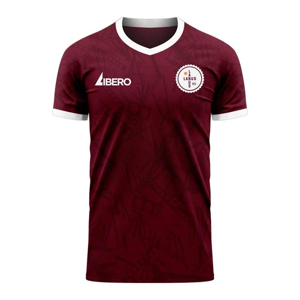 Lanus 2020-2021 Home Concept Football Kit (Libero) - Adult Long Sleeve