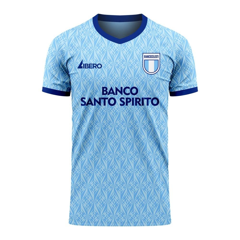 Lazio 1990s Home Retro Concept Kit (Libero) - Kids (Long Sleeve)