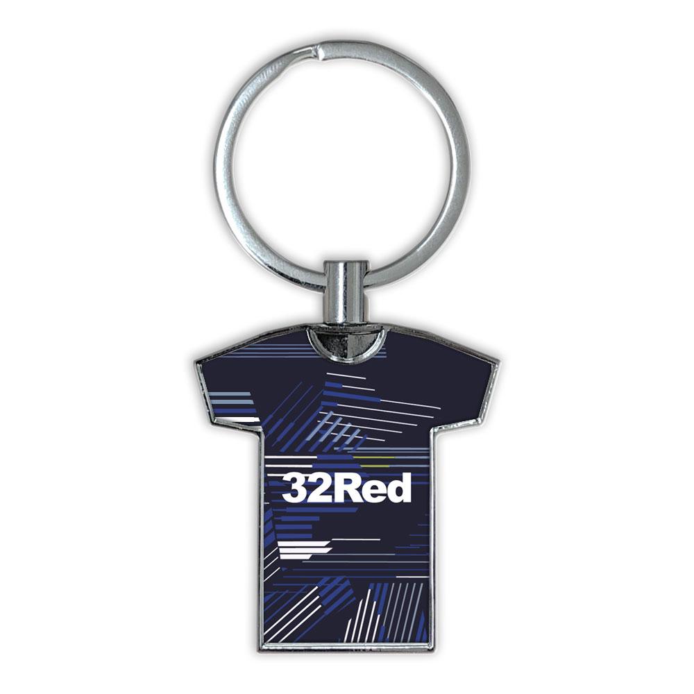 Leeds Away 18-19 Football Shirt Keyring