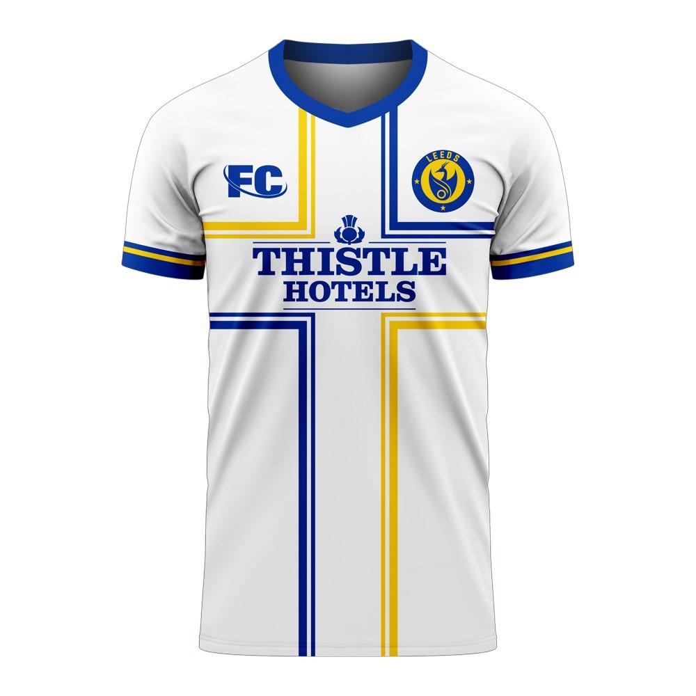 Leeds 2020-2021 Home Concept Football Kit (Fans Culture) - Kids (Long Sleeve)