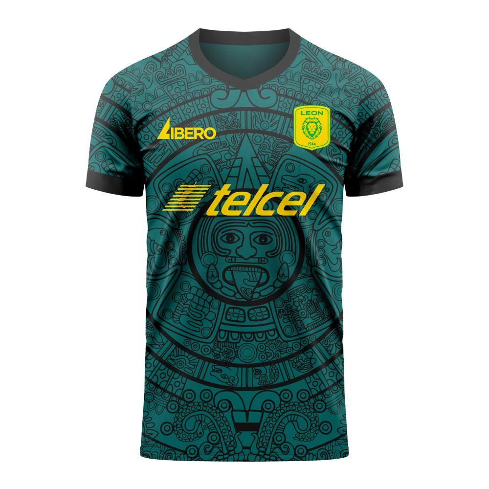 Club Leon 21 Home Concept Football Kit Libero Little Boys Leon21homelibero Littleboys 72 95 Teamzo Com