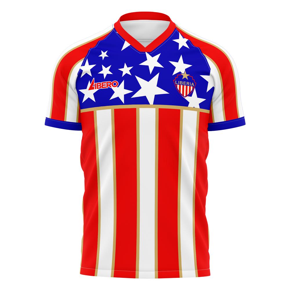 Liberia 2023-2024 Home Concept Football Kit (Libero) - Kids (Long Sleeve)