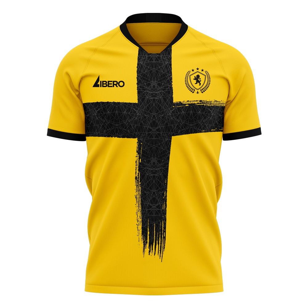 Livingston 2020-2021 Home Concept Football Kit (Libero) - Kids (Long Sleeve)