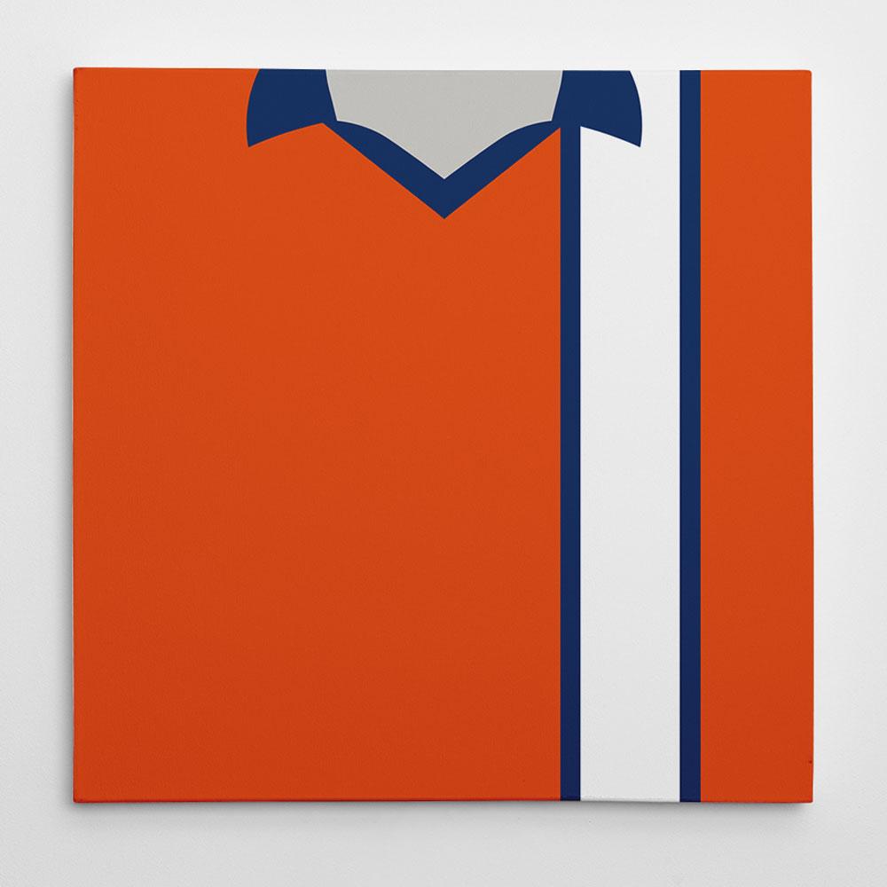 Luton Town 1974-79 Football Canvas Print