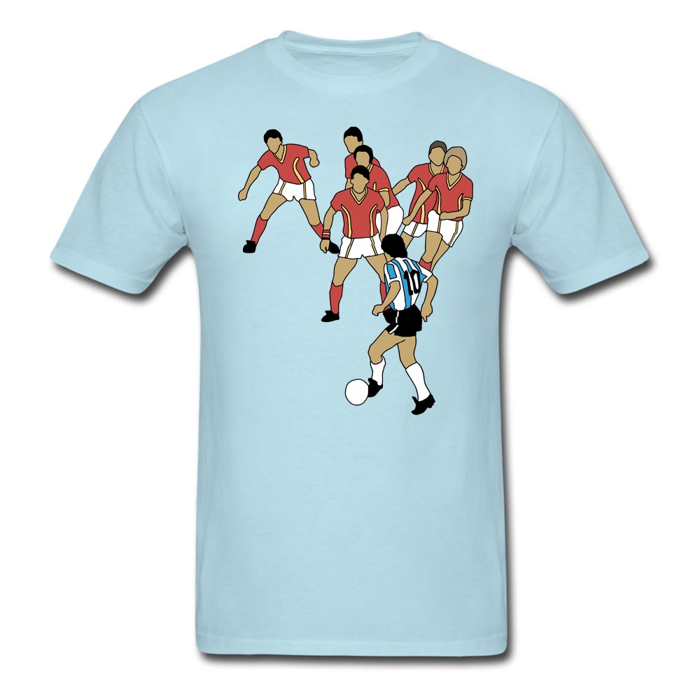 Diego Maradona Best Goal T-Shirt (Sky Blue)