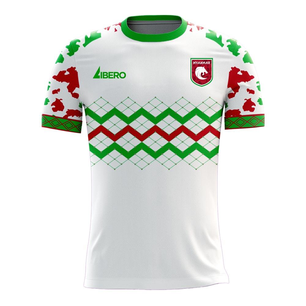 Myanmar 2020-2021 Home Concept Football Kit (Libero) - Adult Long Sleeve