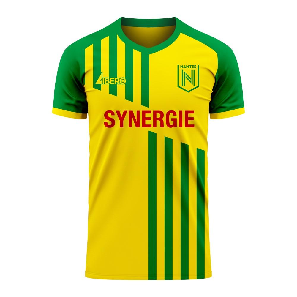 Nantes 2025-2026 Home Concept Football Kit (Libero) - Kids (Long Sleeve)