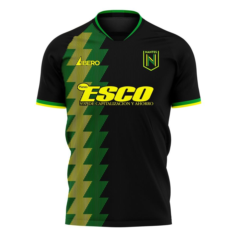 Nantes 2020-2021 Away Concept Football Kit (Libero) - Kids (Long Sleeve)