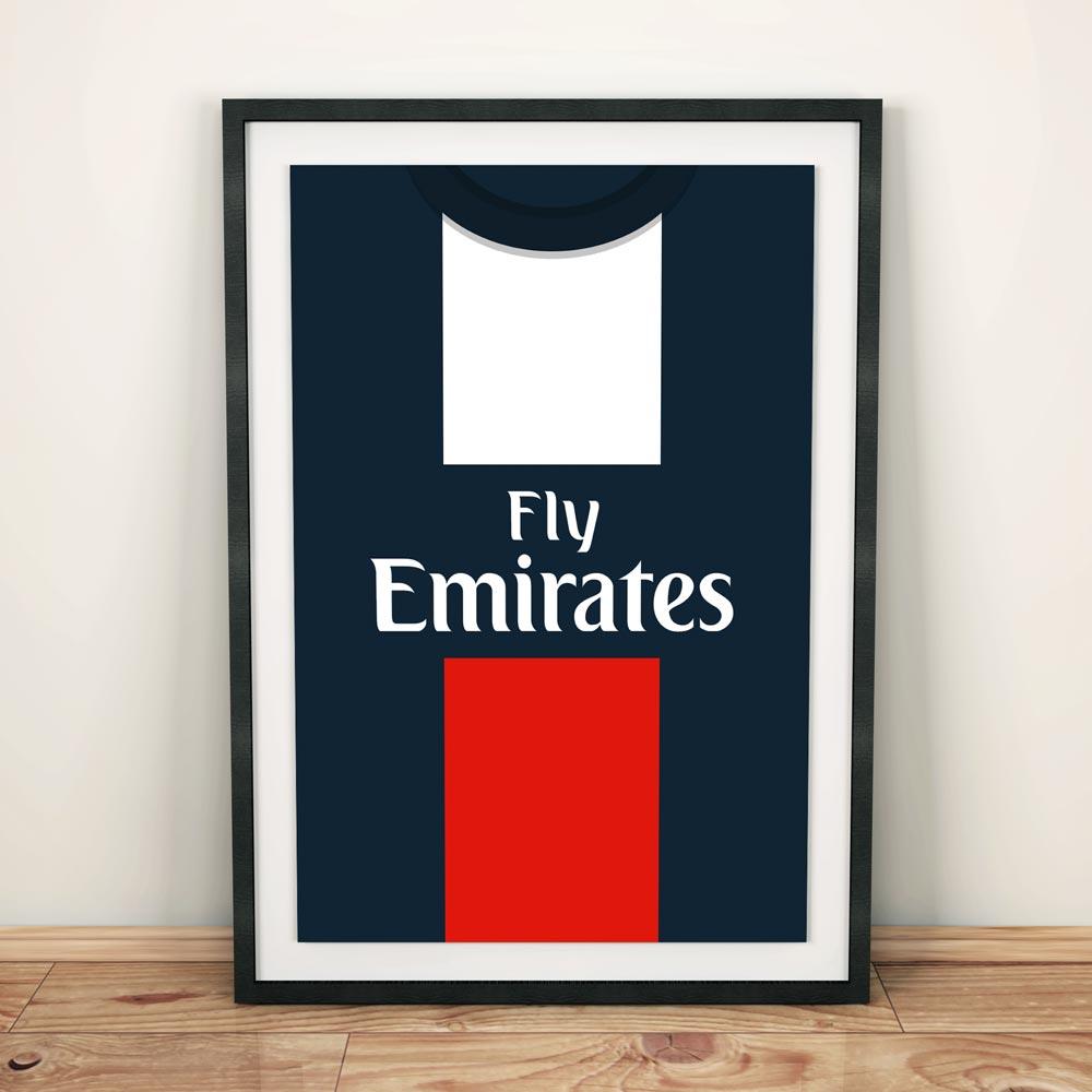 PSG 2012 Football Shirt Art Print