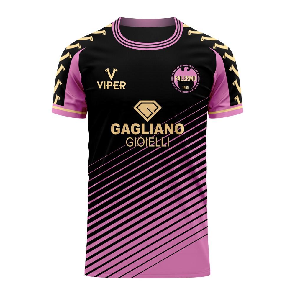 Palermo 2020-2021 Away Concept Football Kit (Viper) - Kids (Long Sleeve)