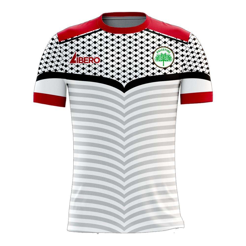 Palestine 2020-2021 Home Concept Football Kit (Libero) - Kids (Long Sleeve)