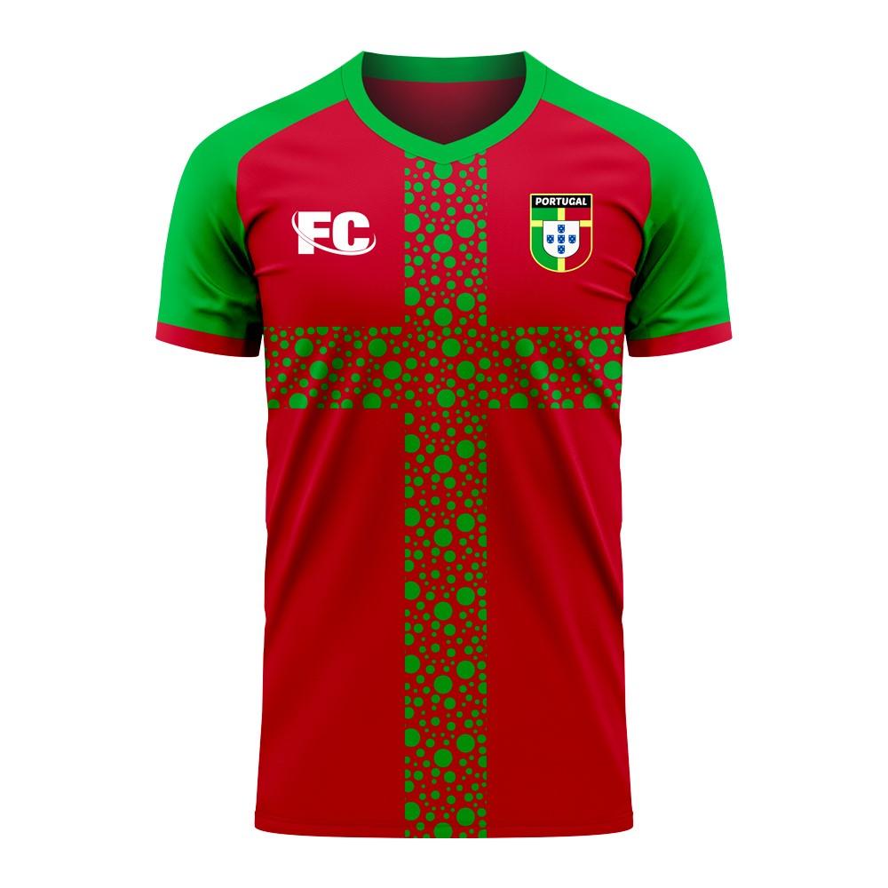 Portugal 2020-2021 Home Concept Football Kit (Fans Culture) - Kids