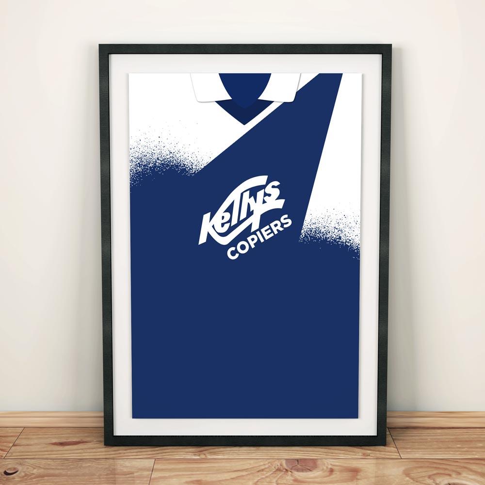 raith rovers retro shirt