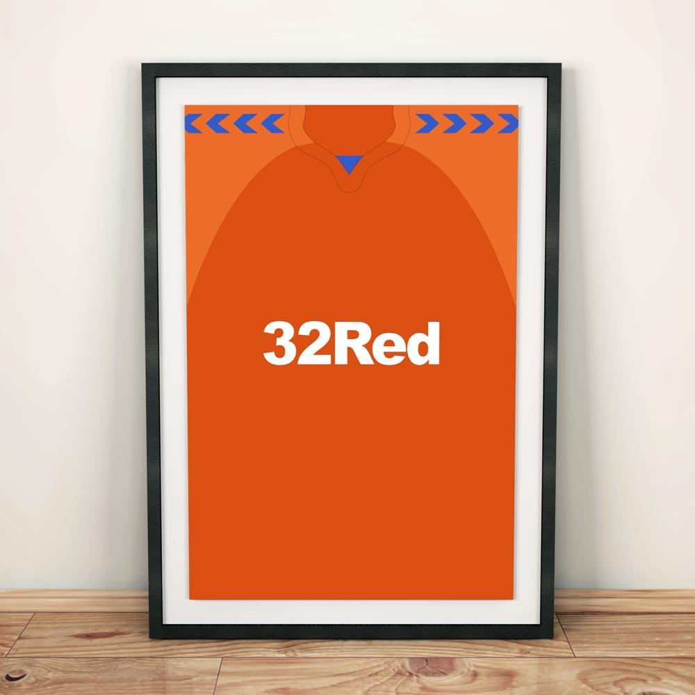 Rangers 18-19 Third Football Shirt Art Print