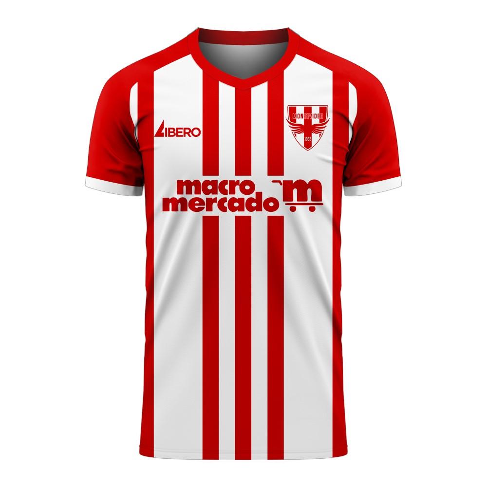 River Plate de Montevideo 2020-2021 Home Concept Football Kit (Libero) - Little Boys
