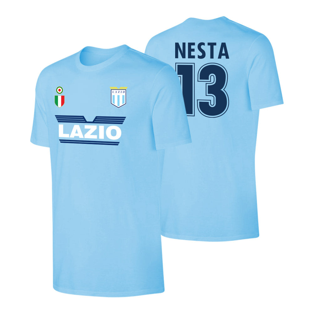 Lazio 'Vintage 99/00' t-shirt NESTA - Light blue