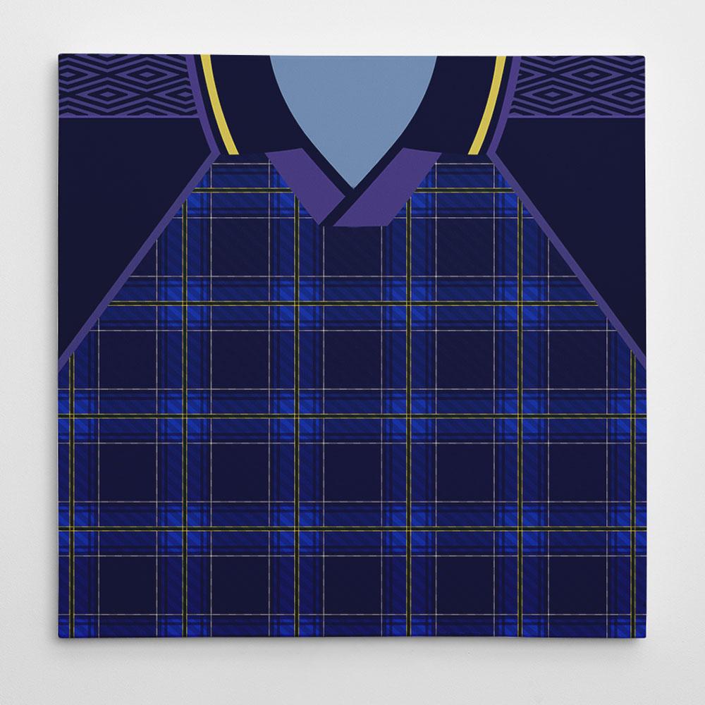 Scotland 1994 Football Canvas Print