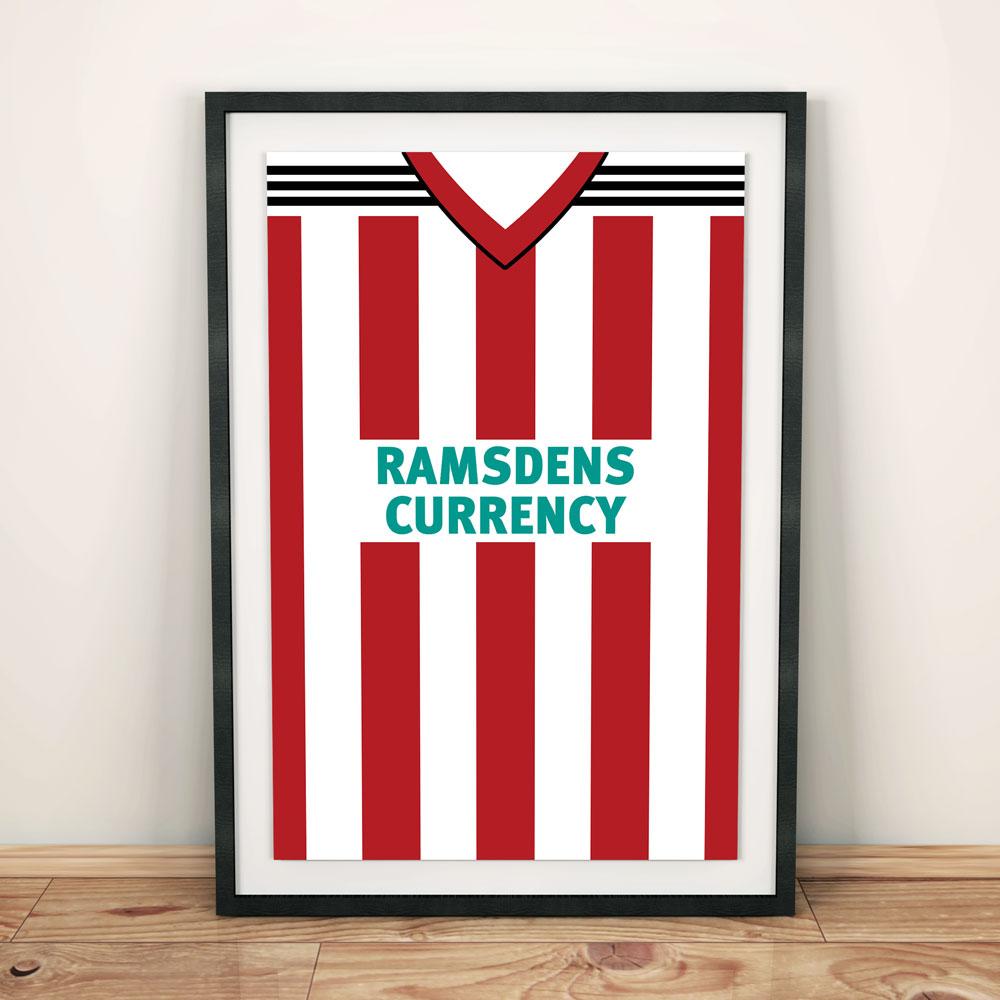 Sheffield United 2018-19 Football Shirt Art Print