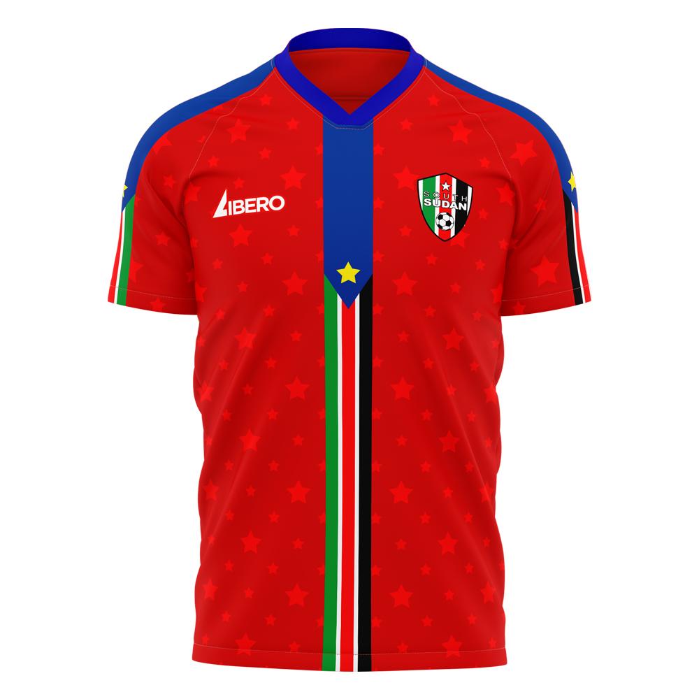 South Sudan 2023-2024 Away Concept Football Kit (Libero) - Kids (Long Sleeve)