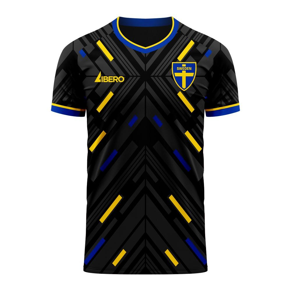 Sweden 2020-2021 Away Concept Football Kit (Libero) - Little Boys