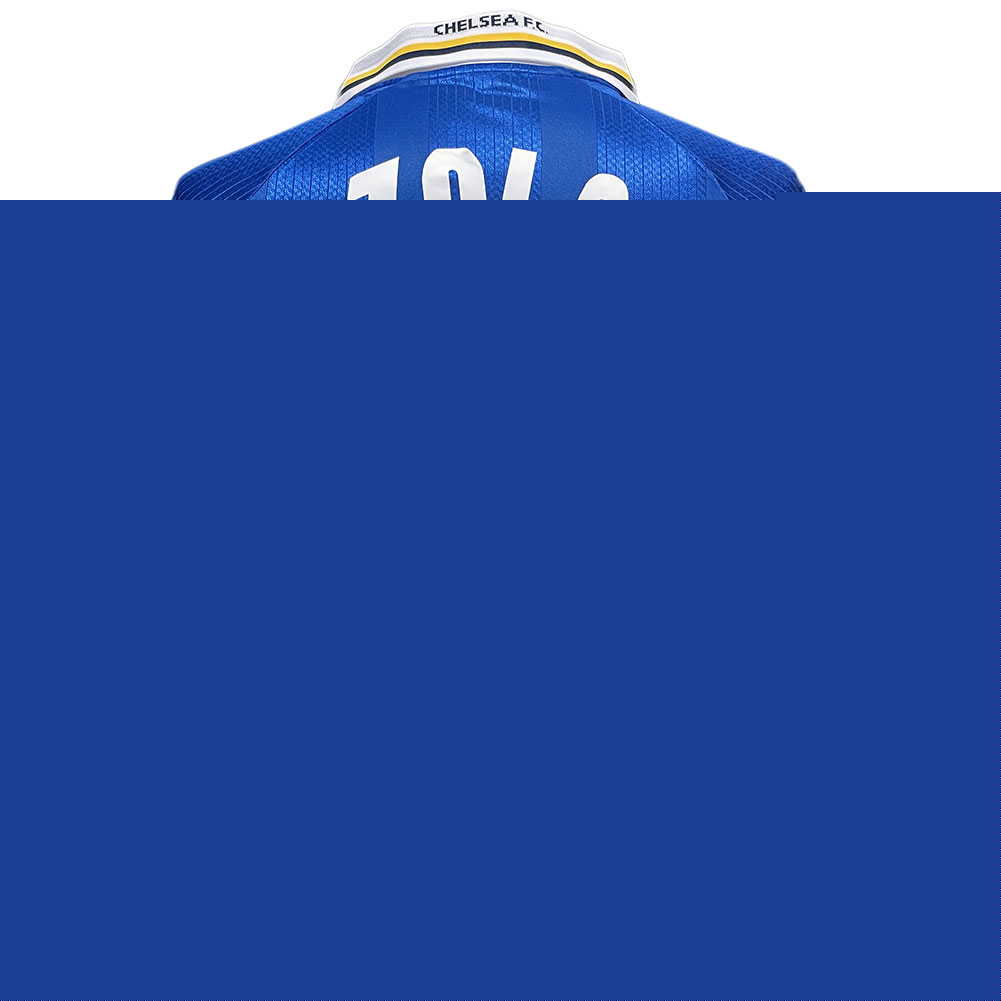 Chelsea FC 1998 UEFA Cup Winners' Cup Final Zola Signed Shirt