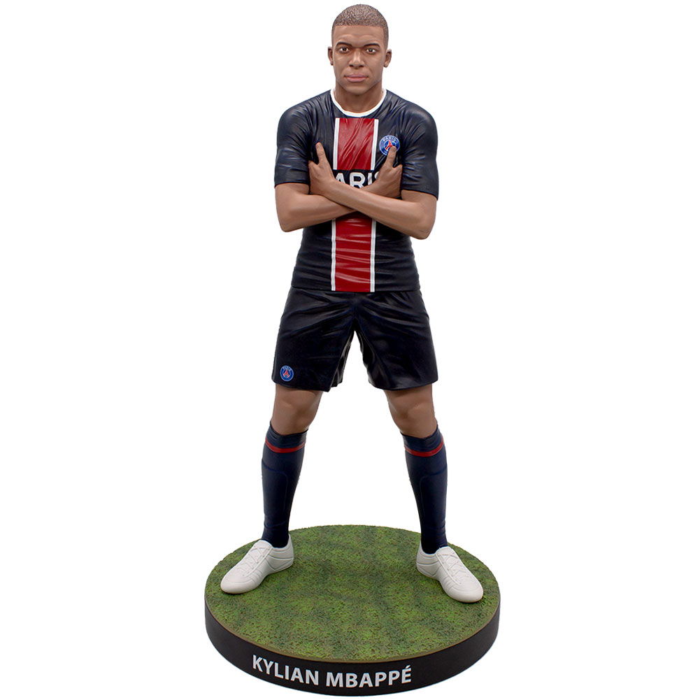 Paris Saint Germain FC Football's Finest Kylian Mbappe Premium 60cm Statue