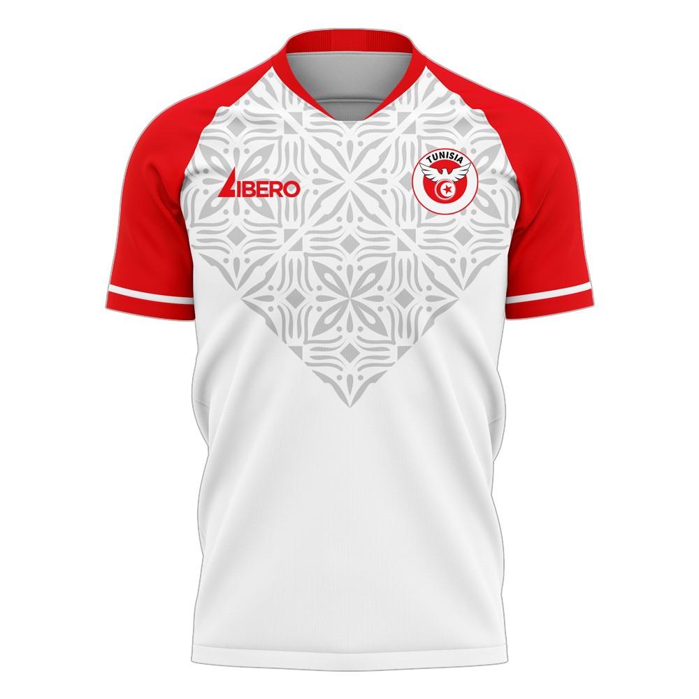 Tunisia 2025-2026 Home Concept Football Kit (Libero) - Adult Long Sleeve