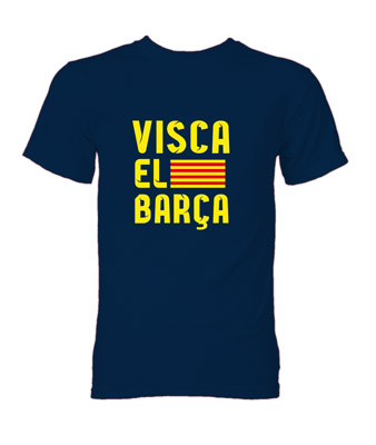 Visca El Barca T-Shirt (Navy)