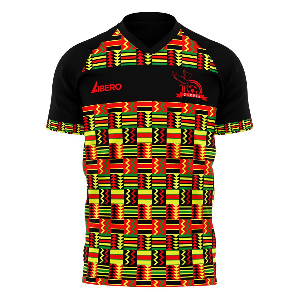 Zambia 2025-2026 Home Concept Football Kit (Libero) - Kids (Long Sleeve)