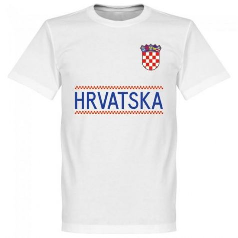 Croatia Perisic 4 Team T-Shirt - White