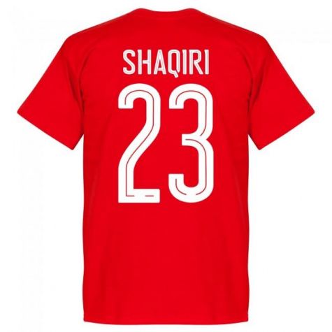 Switzerland Shaqiri Team T-Shirt - Red