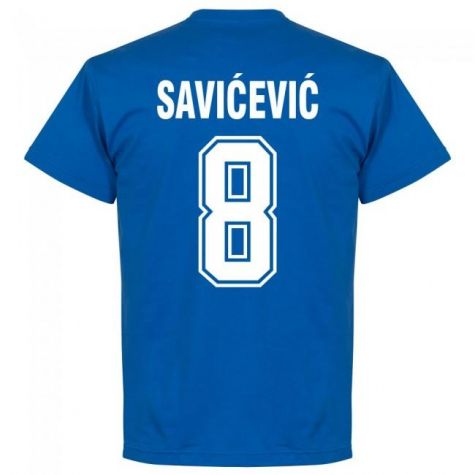 Yugoslavia Savicevic Team T-shirt - Royal