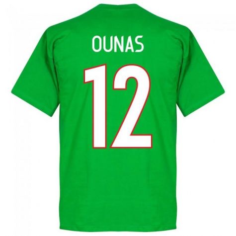 Algeria Ounas 12 Team T-Shirt - Green