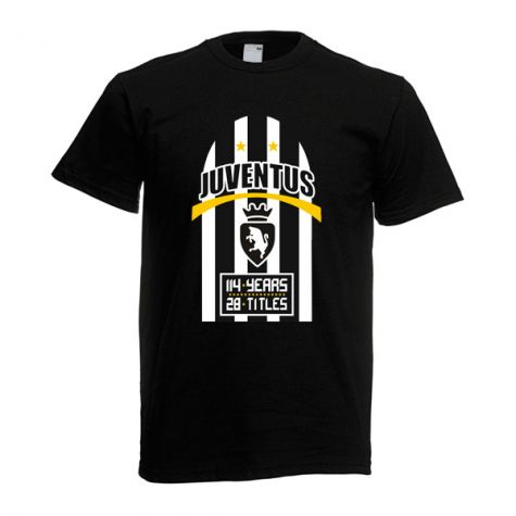 2012 Juventus Champions T-Shirt (Black) - Pirlo 21