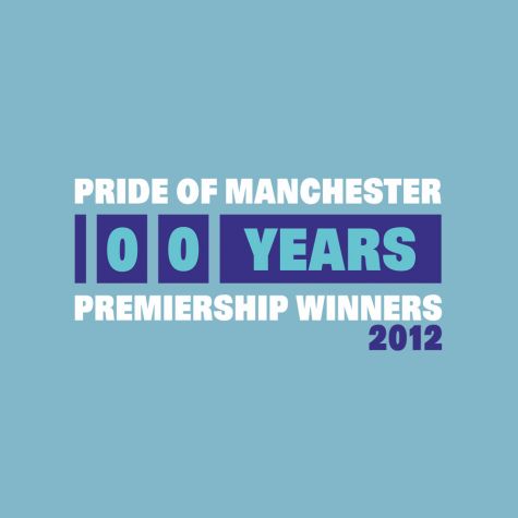 2012 Manchester City Premiership Winners T-Shirt (Blue)