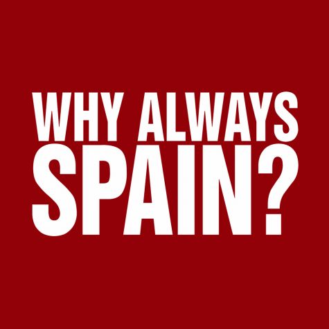 Why Always Spain Football T-Shirt (Red)