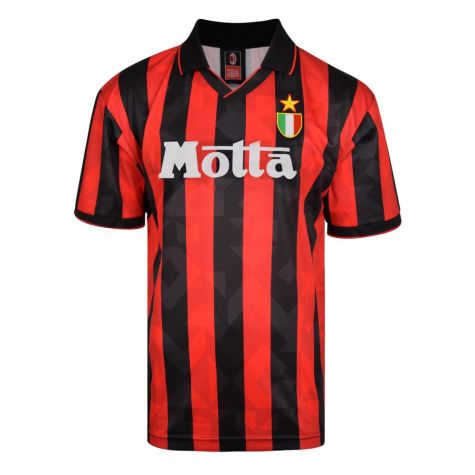 Score Draw AC Milan 1994 Retro Football Shirt (Panucci 3)