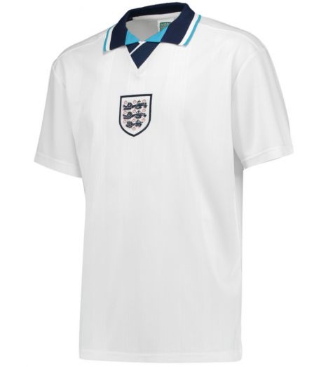 Score Draw England Euro 1996 Home Shirt (Sheringham 10)