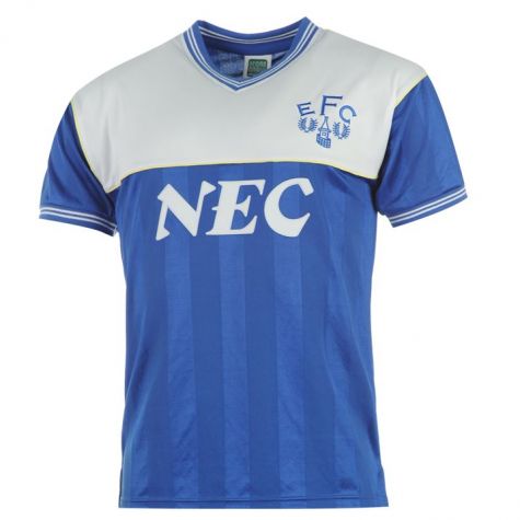 Score Draw Everton 1986 Home Shirt (PIENAAR 22)