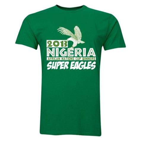 2013 Nigeria CAF Winners T-Shirt (Green) - Emenike 9