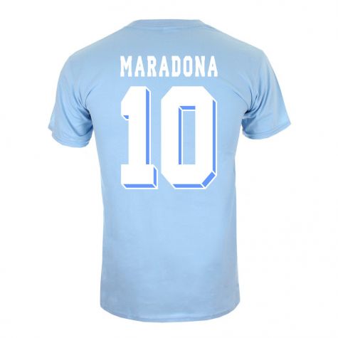 Diego Maradona Best Goal T-Shirt (Sky Blue)