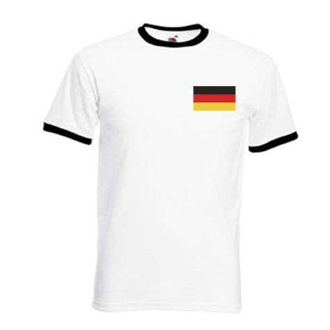 Mario Gotze Germany Ringer Tee (white-black)